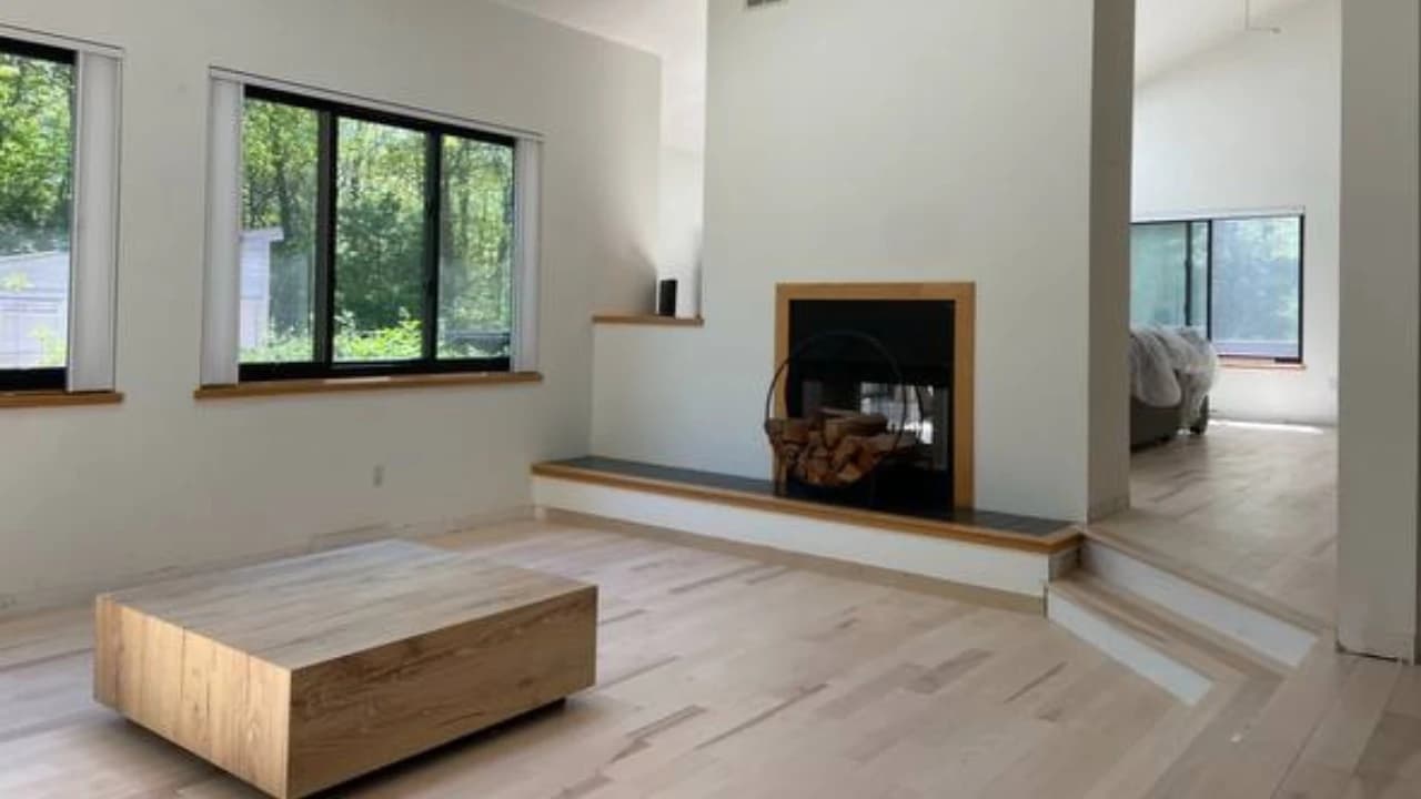 Pre-Finished Flooring Installation, example project by Kovich & Savard